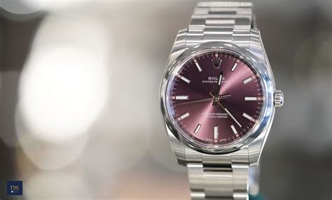 rolex oyster perpetual 34 mm red grape|rolex oyster perpetual price range.